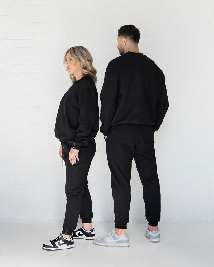 385 Relaxed Joggers - Full Black