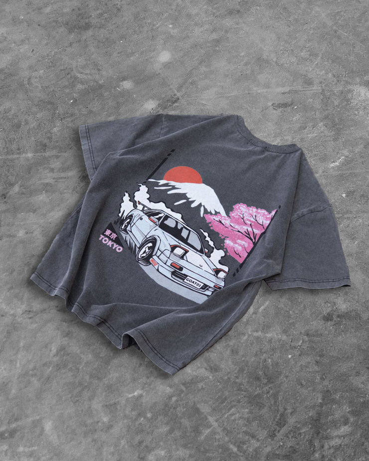 Tokyo Drifting Vintage Graphic T-Shirt